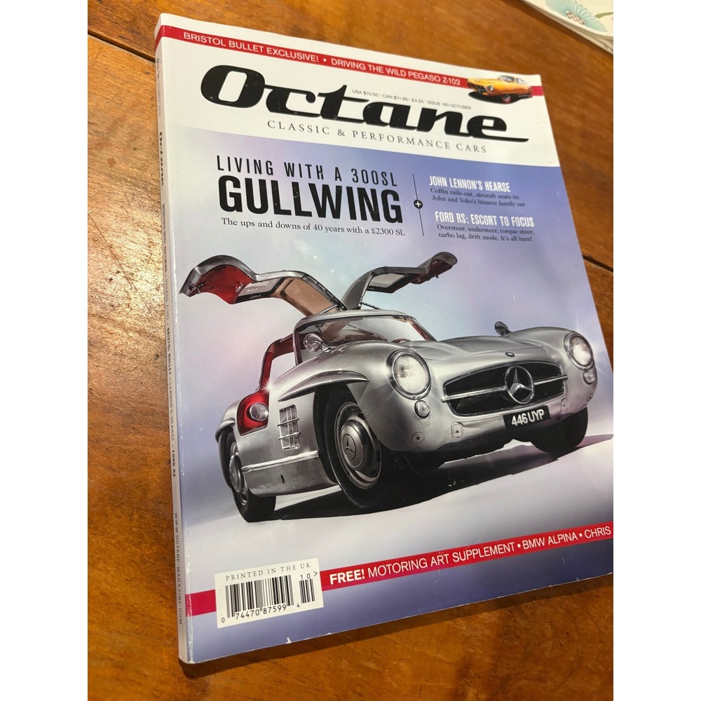 Octane Magazine Issue 160 Oct 2016 Mercedes 300SL Gullwing Pegaso Z-102 Ford RS